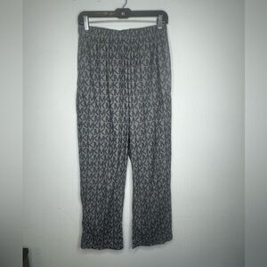Michael Kors Pajama sweatpants Gray MK logo flannel Pants Men’s size small